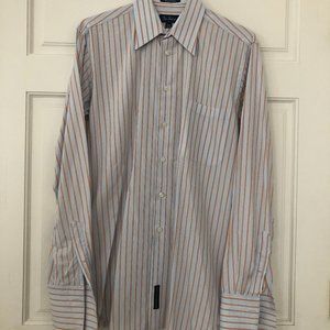 Paul Fredrick Cuff Link Shirt | 15 1/2 - 36